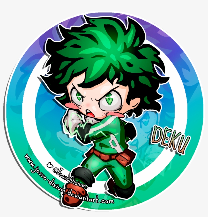 Midorilla Deku Anime Fanart Drawing Chibi Chibistyle