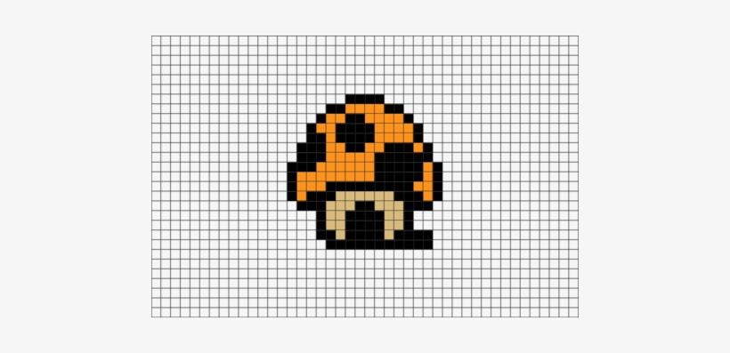 Mushroom House Mario Pixel Art From Brikbook - Casa Pixel Mario, transparent png #1691765