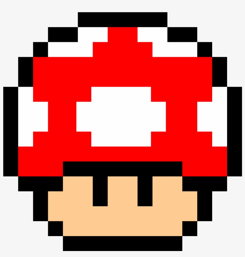 Mario Green Mushroom Pixel Free Transparent Png Download Pngkey