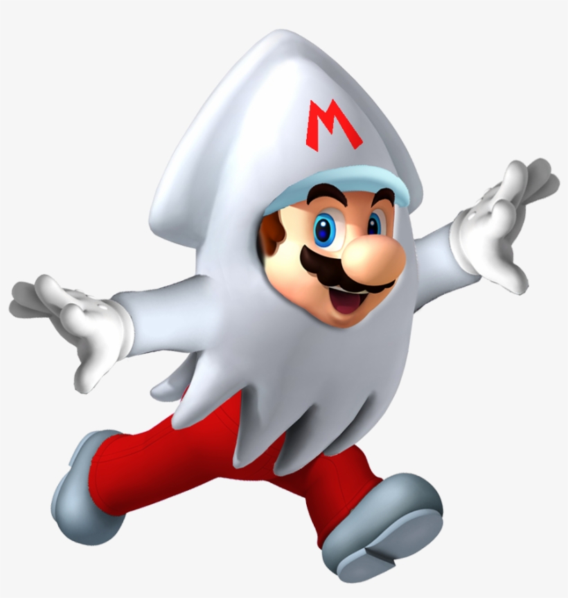 Bloopermario - Super Mario, transparent png #1691783