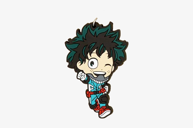 My Hero Academia: Midoriya Pvc Keychain ~ Izuku Midoriya, transparent png #1691828