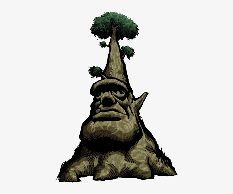 433px Great Deku Tree Artwork The Wind Waker - Legend Of Zelda Wind Waker, transparent png #1692078