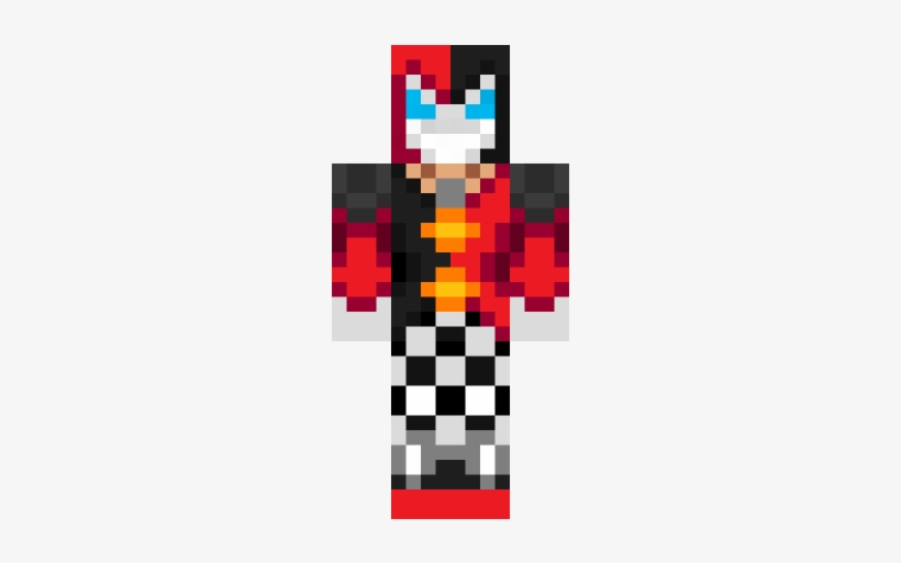 Alpha User - Demon Jester Minecraft Skin, transparent png #1692133