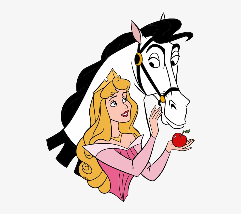 Sleeping Beauty And Horse - Disney Sleeping Beauty Samson, transparent png #1692435