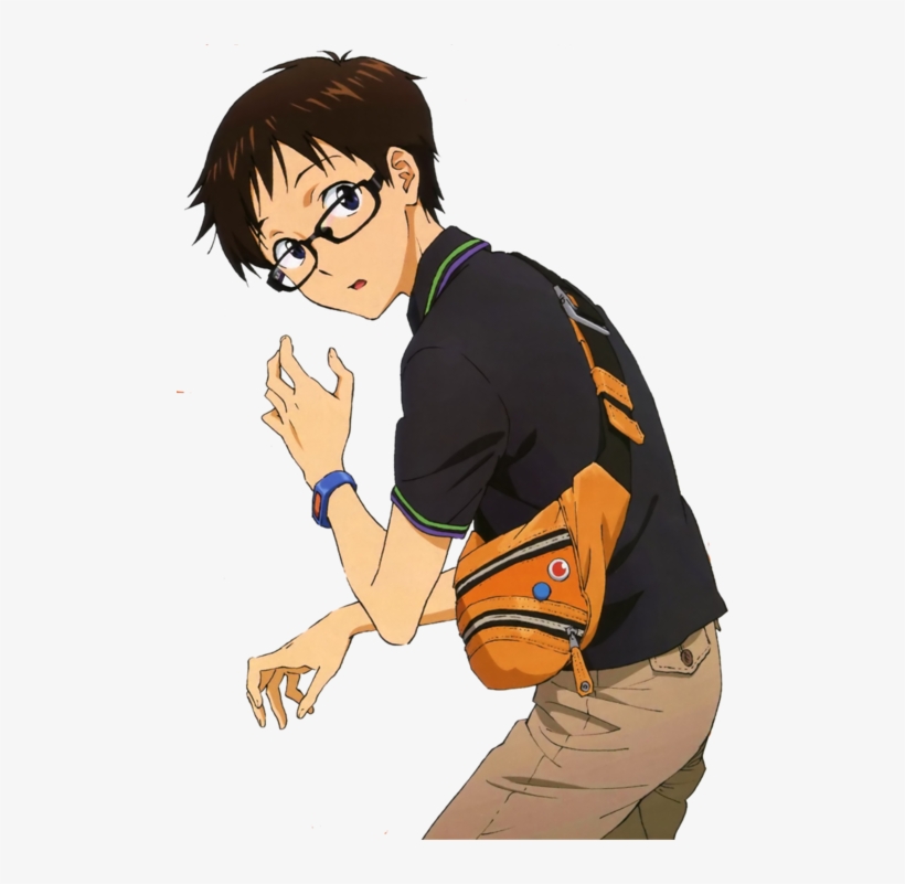 Theme - - Shinji Ikari With Glasses, transparent png #1692455