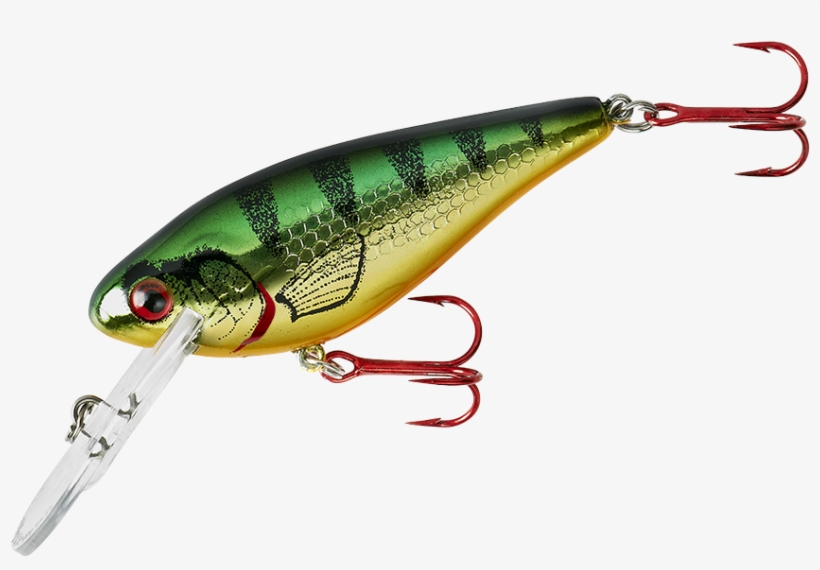 Gold Perch - Lindy Wally Shad Crankbait - Em Erald Shiner, transparent png #1692460