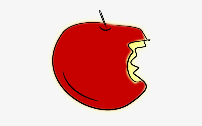 Bitten - Apple Bitten Clipart Without Background, transparent png #1692728