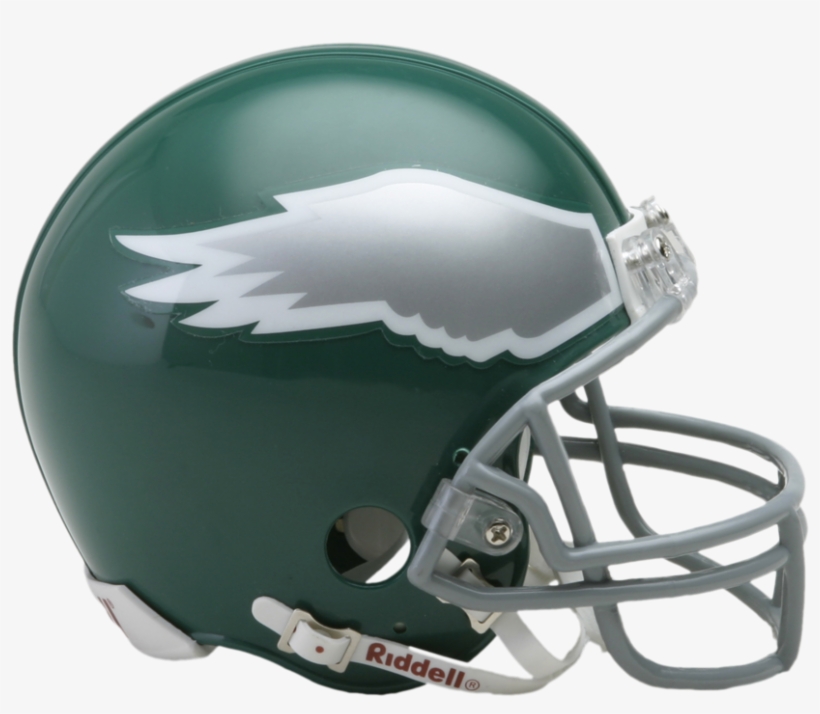 Philadelphia Eagles 1974 To 1995 Riddell Mini Replica - Riddell Philadelphia Eagles Vsr4 74-95 Throw Back Mini, transparent png #1692884