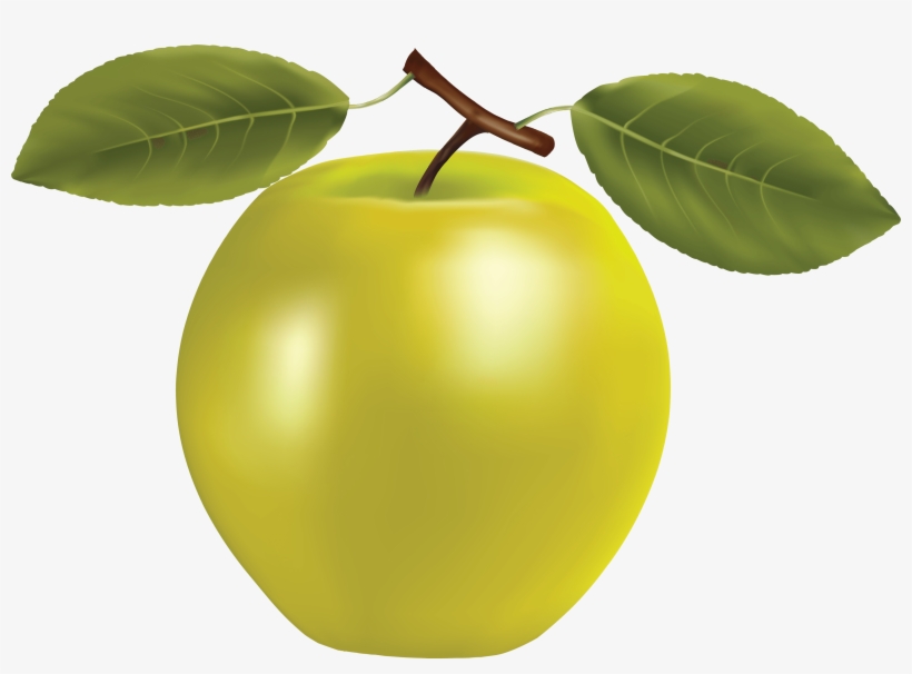 Yellow Apple Png, transparent png #1692910