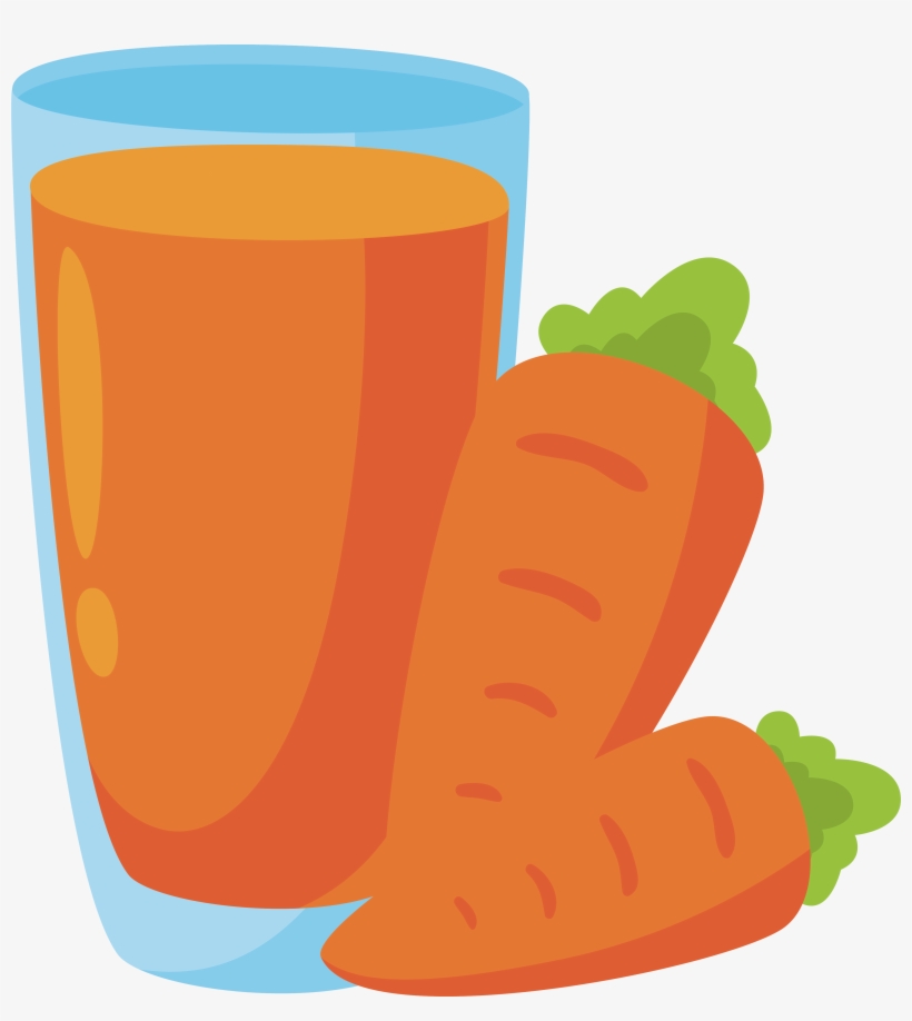 Cup Clipart Carrot - Carrot Juice Clipart Png, transparent png #1693032