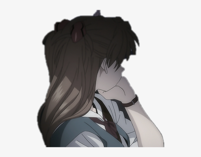 Evangelion Eva Asukalangley Anime Sad Depressed Bored - Depressed Anime  Transparent - Free Transparent PNG Download - PNGkey