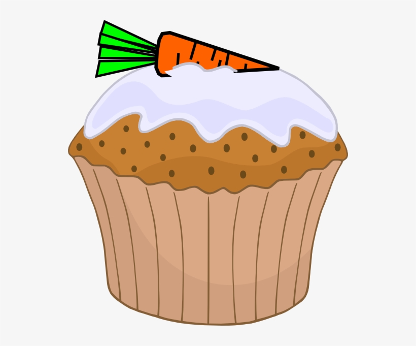 Carrot Clipart Carrot Cake - Carrot Cake Cupcakes Clipart - Free