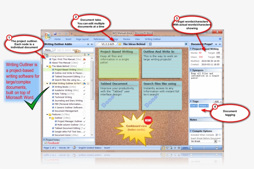 Index Card Software Outline For Word Free Transparent PNG Download