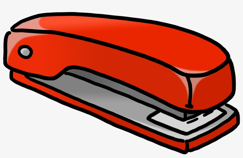 Svg Black And White Stock Clipground - Stapler Clipart Png, transparent png #1693969