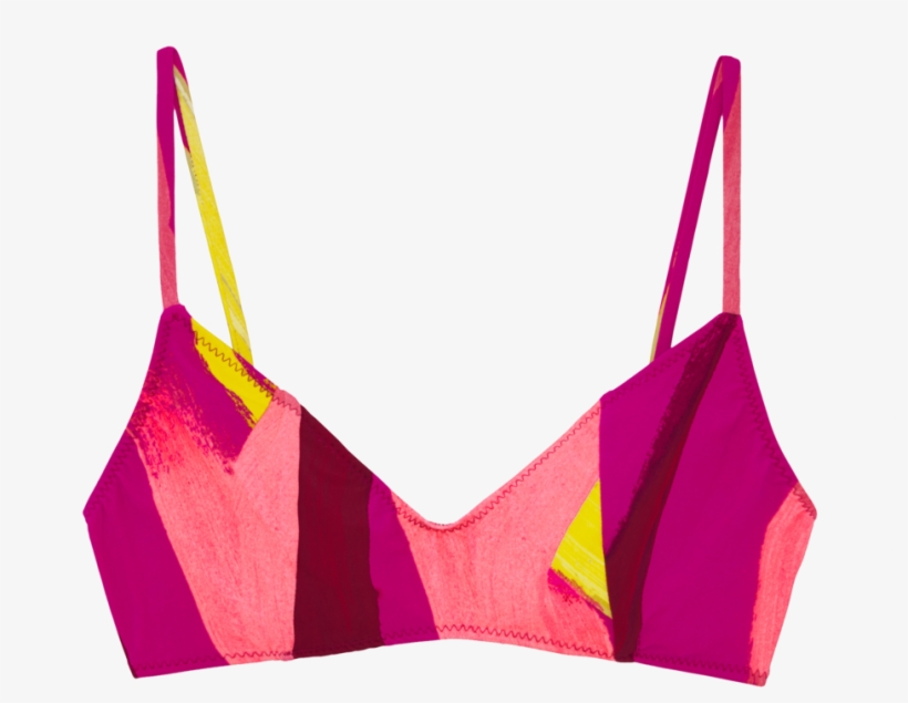 Elsa Bikini Top Raspberry Brush - Bikini, transparent png #1694114