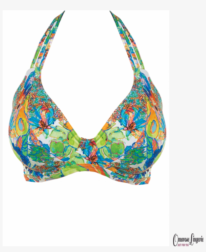 Freya Island Girl Underwire Banded Halter Bikini Top - Bikinitop Haltermodel Met Beugels Freya Island Girl, transparent png #1694192