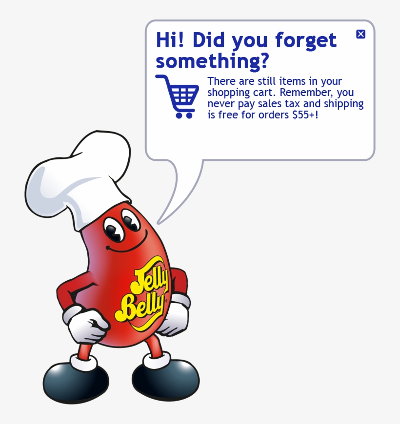 Cart Reminder - Jelly Belly Charater Colored, transparent png #1694268