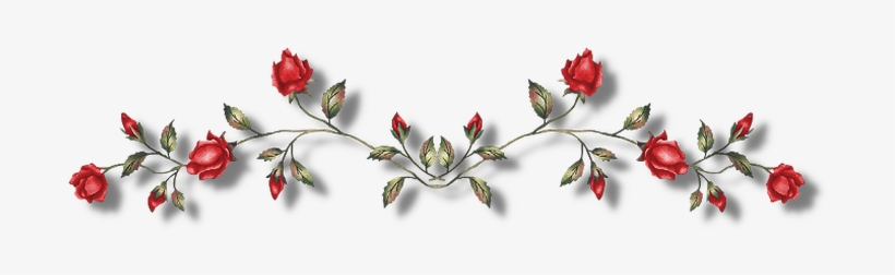 Picture - Rose Page Divider, transparent png #1694494