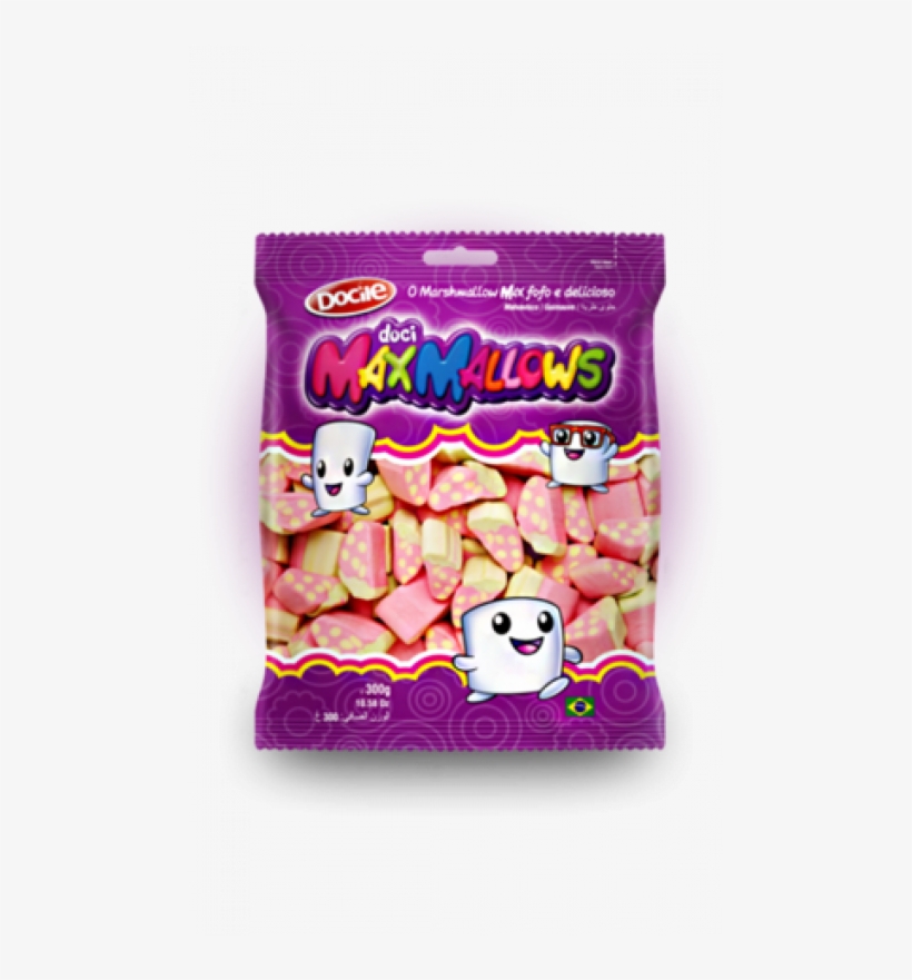 Maxmallows Klubnichki - 470x470-800x800 - Marshmallow Morango 250g - Docile, transparent png #1694540