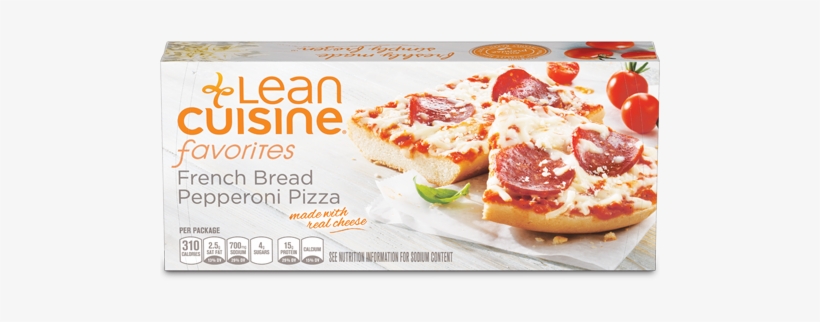 French Bread Pepperoni Pizza - Lean Cuisine Pizza, transparent png #1694734