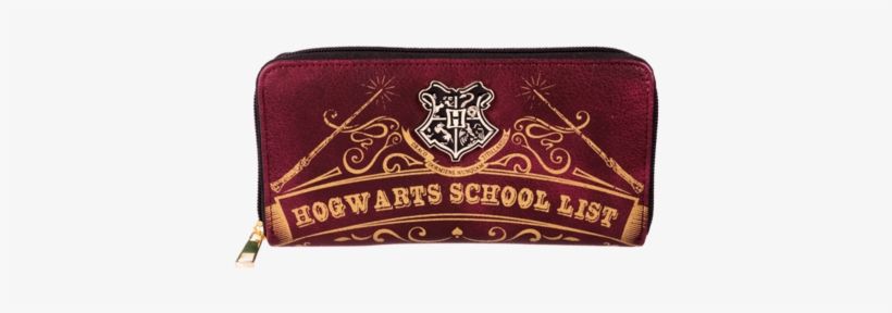 Harry Potter Hogwarts Equipment List Purse - Harry Potter Hogwarts List Wallet, transparent png #1694756