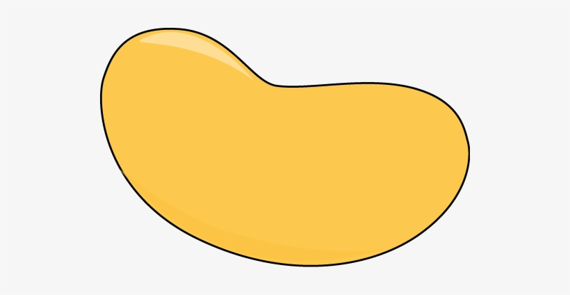 Jelly Beans Clipart Lima Bean - Yellow Jelly Bean Clipart, transparent png #1694799