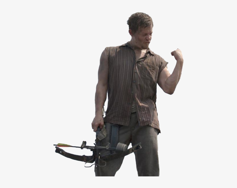 Share This Image - Daryl Dixon Crossbow Meme, transparent png #1694941