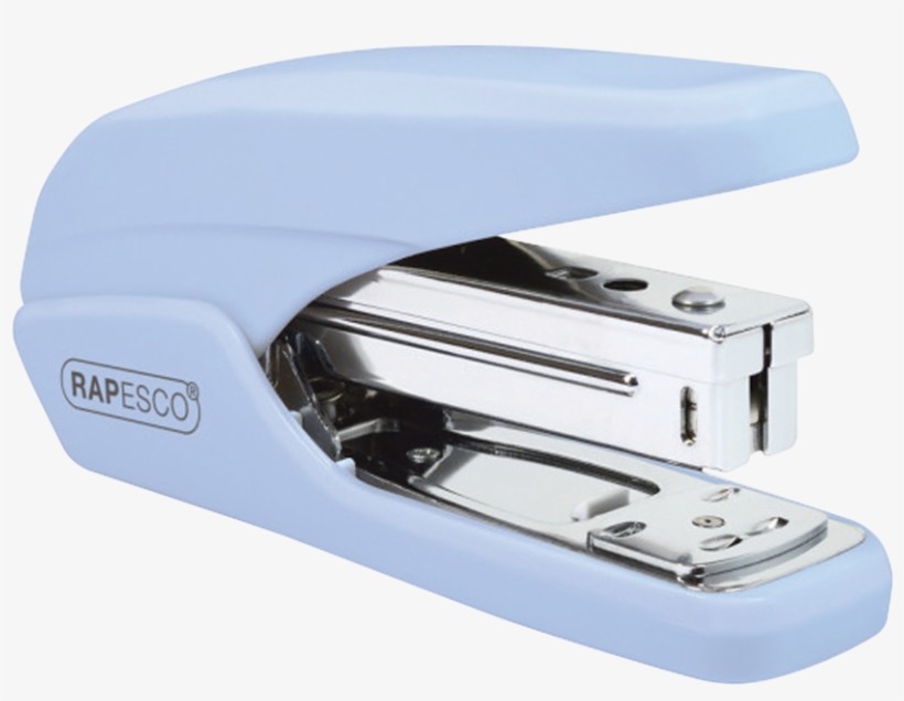 Product Image - Rapesco X5 25ps Powder Blue Less Effort Stapler 1340, transparent png #1694956