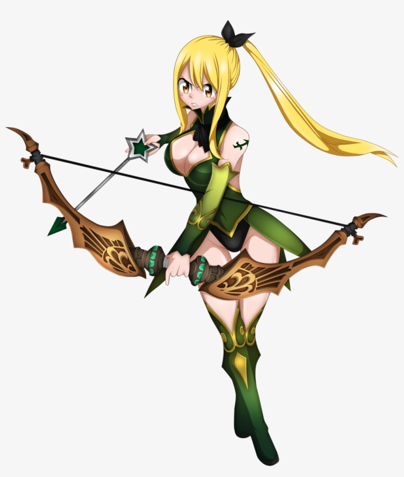 Form Sagittarius Fairy Tail Coloring By Aeroblade7-d93tieg - Fairy Tail Lucy Sagittarius, transparent png #1694984