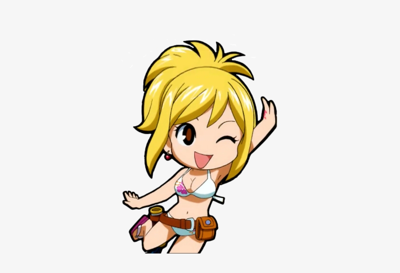 Asklucyh Posted This - Kawaii Chibi Lucy Heartfilia, transparent png #1695085