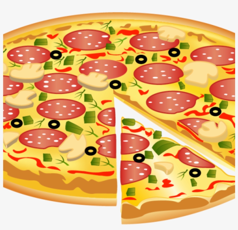 Cheese Pizza Clipart Crown Clipart Hatenylo - Clipart Pizza, transparent png #1695287