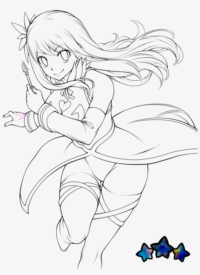 Lucy Heartfilia Coloring Pages - Lucy Heartfilia Outfits Drawing, transparent png #1695367