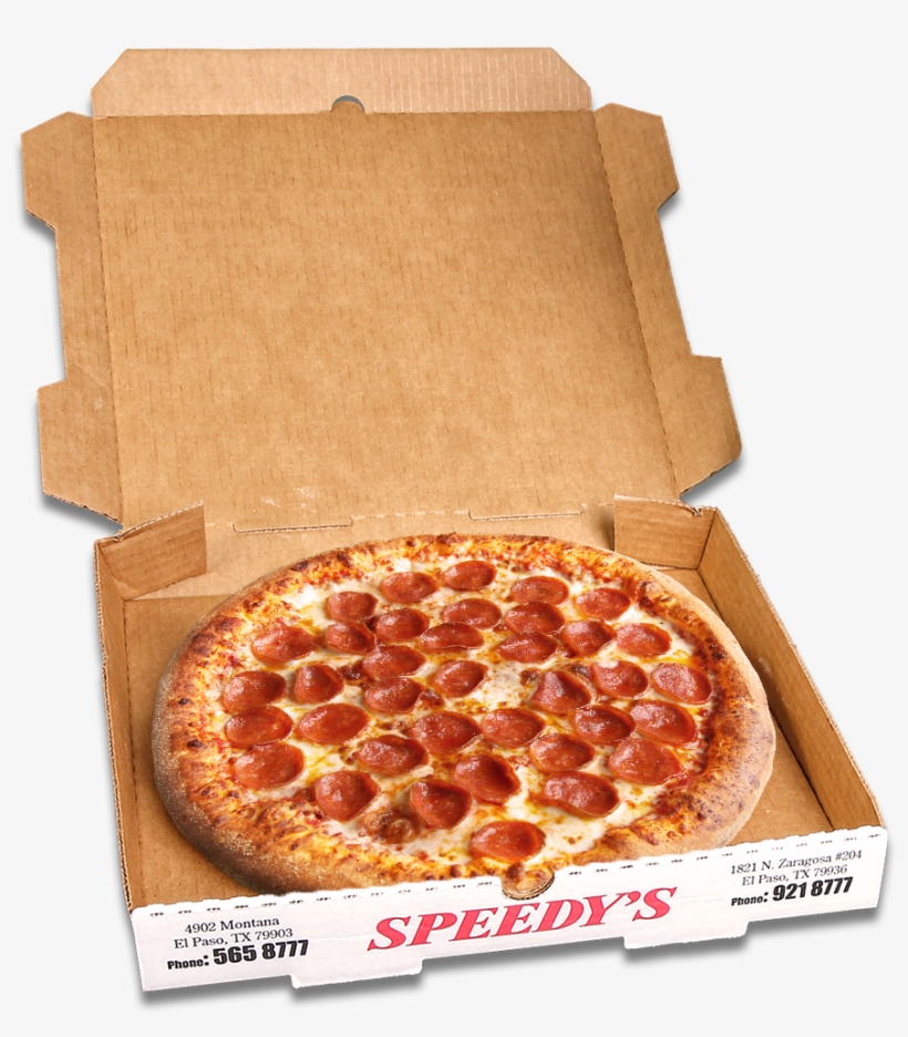 1 Topping - Pepperoni Pizza In Box, transparent png #1695492