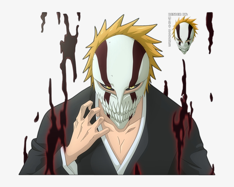 Hollowfication Naruto And Bleach Wiki Fandom Powered - Ichigo With Hollow Mask, transparent png #1695594