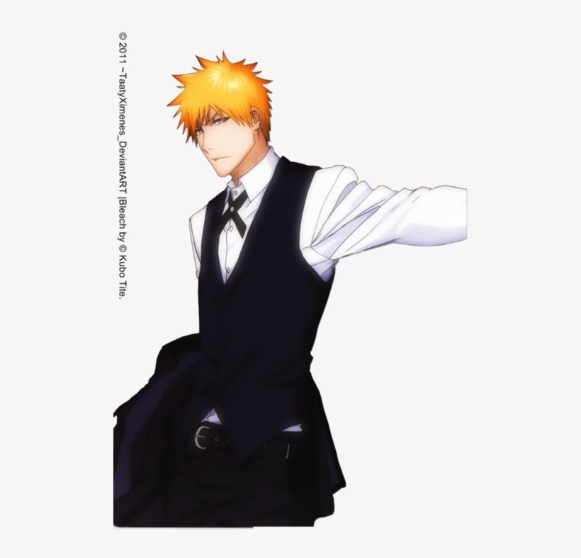 Ichigo Image - Ichigo Kurosaki In A Suit, transparent png #1695820