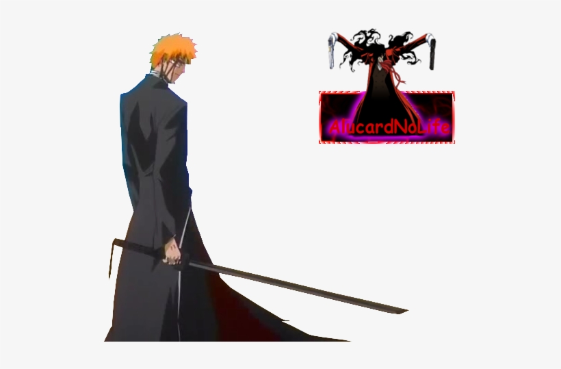 Ichigo Transparent Edition - Ichigo Kurosaki Bankai Back, transparent png #1695926