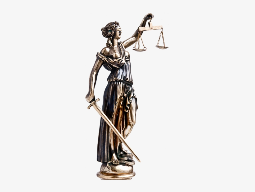 Lady Justice Statue Png - Lady Justice No Background, transparent png #1696006