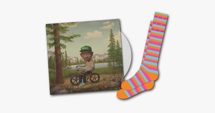 Ticket Cd Socks - Wolf Tyler The Creator Cd, transparent png #1696190