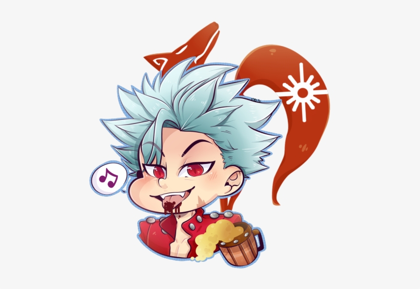 My Etsy With $1 Stickers, And With Every Purchase You - Ban Nanatsu No Taizai, transparent png #1696212