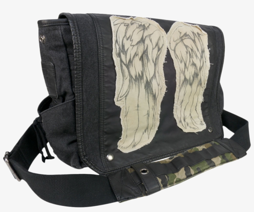 Daryl Leather Jacket Bag - Walking Dead - Daryl's Wings Messenger Bag, transparent png #1696259