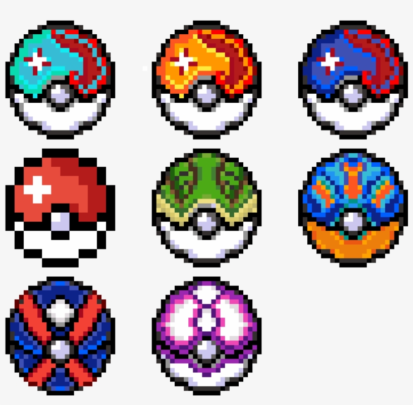 Random Custom Pokeballs - Circle, transparent png #1696282