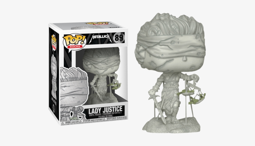 Metallica Lady Justice - Lady Justice Pop Vinyl, transparent png #1696358