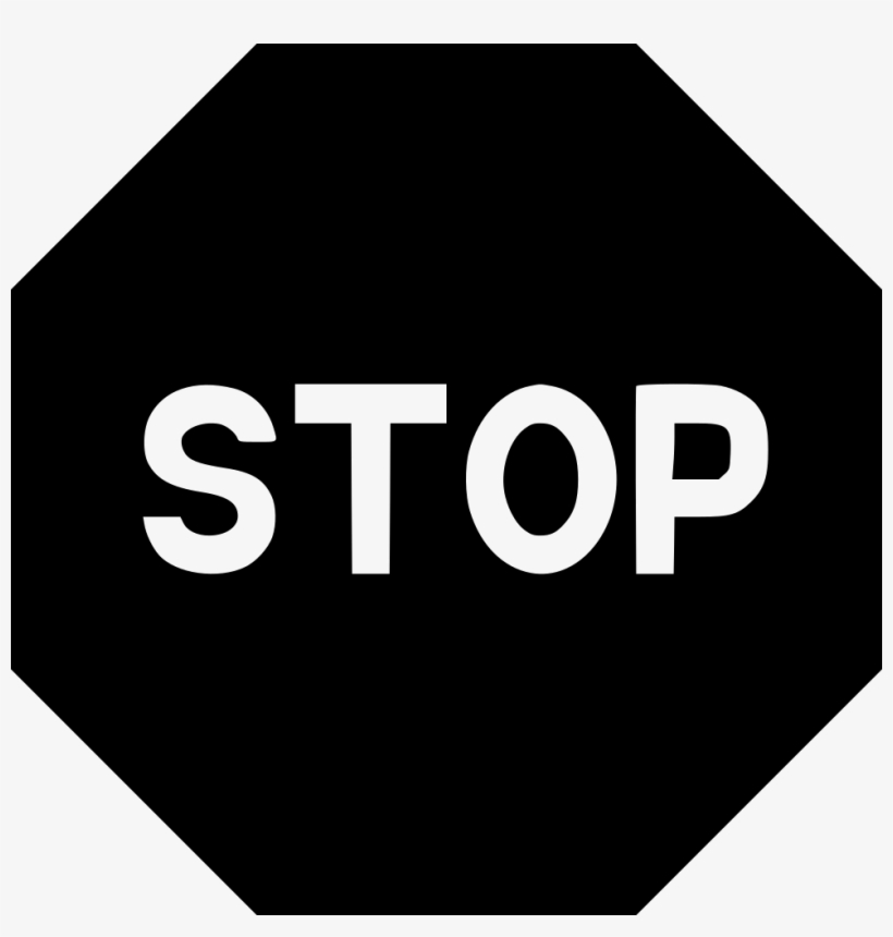 Stop Sign Play Pause Comments - Stop Cyber Bullying Sign, transparent png #1696531