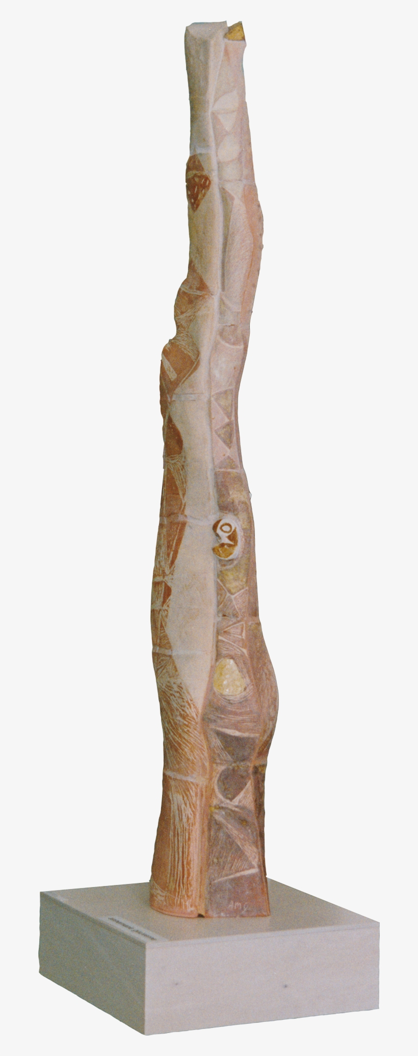 A Sculpture That Is Over Two Meters High With Several - Carving, transparent png #1696740