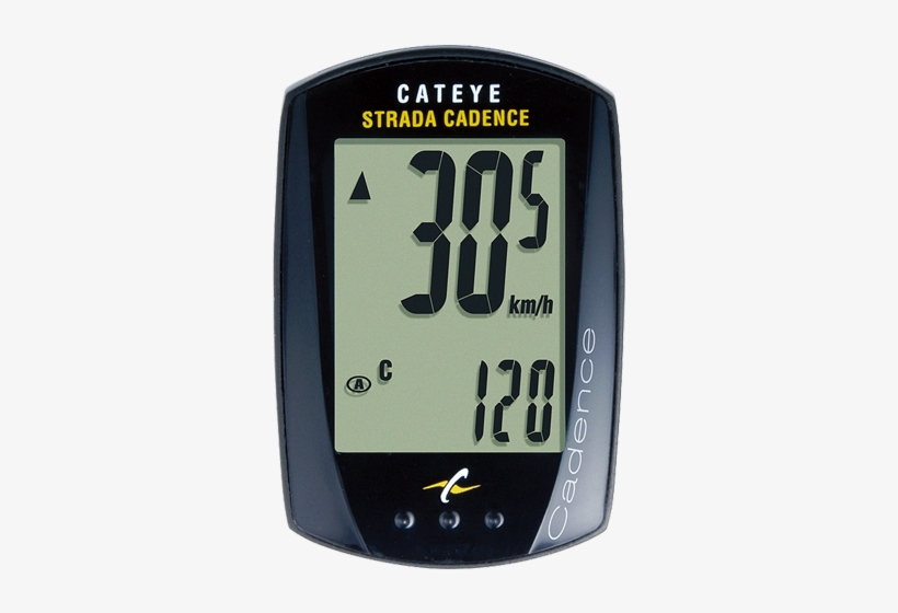 Strada Cadence - Cateye Cyclocomputer Strada Cc-rd 200 Cadence, transparent png #1697271