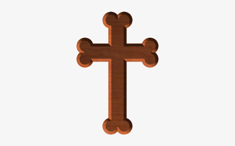 Stepped Gothic Cross 002 A - Clip Art, transparent png #1697667