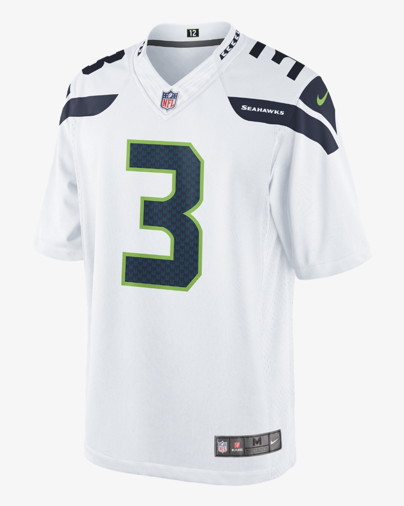 Nike Nfl Seattle Seahawks Men's Football Away Limited - Fanatics, Inc Seattle Seahawks Road Limited Jersey, transparent png #1697835