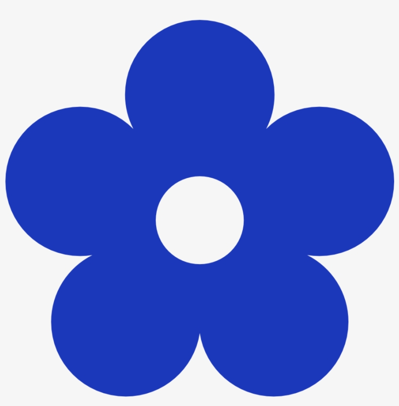 Blue Clipart Flower Collection - Blue Flower Clipart, transparent png #1697958
