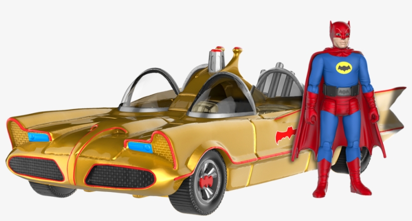 And Endless Batmobile Variations Continues With The - Funko Dc Heroes 1966 Batmobile Vehicle Action Figure, transparent png #1698016