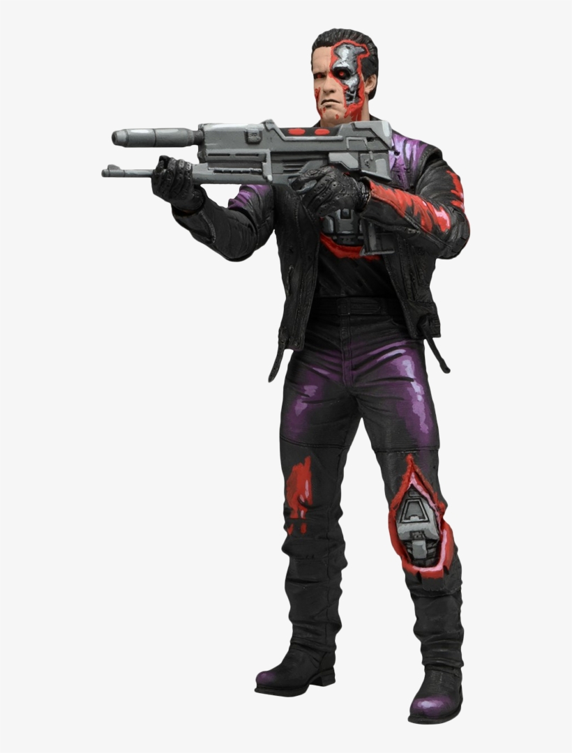 Vector Library Library Robocop Vs The T Battle Damaged - Robocop Versus The Terminator Neca, transparent png #1698311